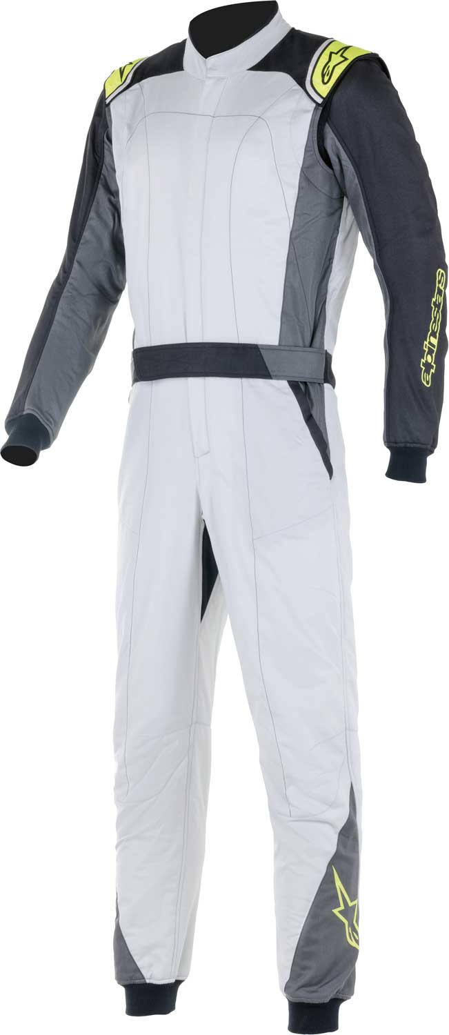 Alpinestars Combinezon Motorsport Atom FIA — Argintiu/Antracit