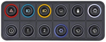 Ecumaster CAN BUS Keyboard 12 Pos RGB