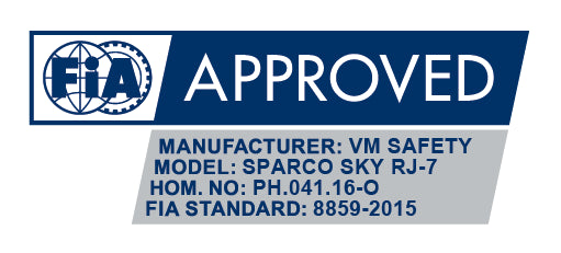 Sparco Sky RJ-7 - homologare FIA 8859-2015