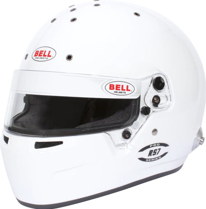 BELL RS7 Pro alb - vedere frontala