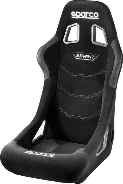 Sparco Sprint+ scaun sport curse negru - vedere frontala