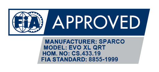 Sparco EVO XL QRT X - certificat FIA