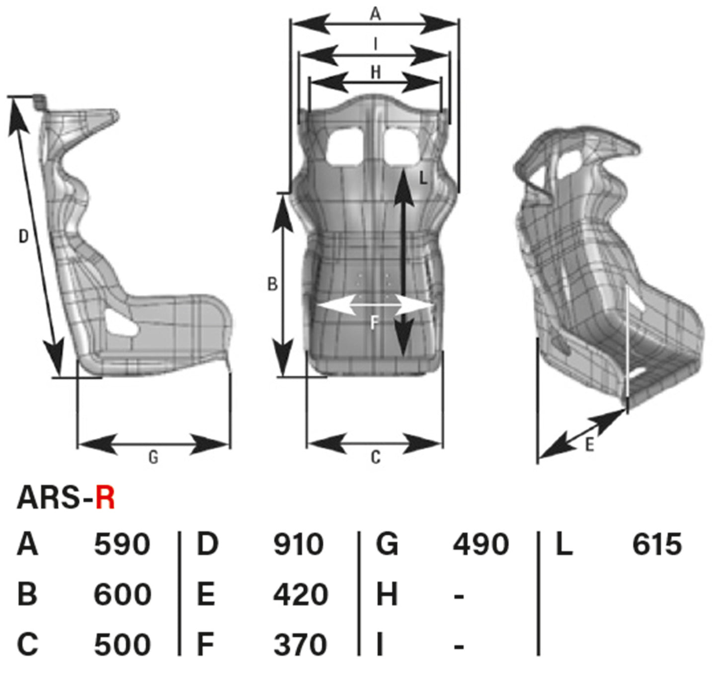 OMP ARS-R - dimensiuni tehnice