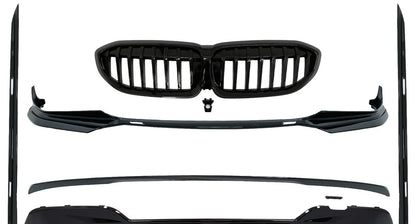 BMW 3 Series G20 Body Kit Extensions (2018-2022) — Competition M340i Look, Black Tips