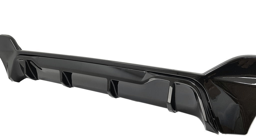 BMW 3 Series G20 Body Kit Extensions (2018-2022) — Competition M340i Look, Black Tips