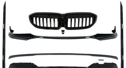 BMW 3 Series G20 Body Kit Extensions (2018-2022) — M340i Look, Black Graphite Tips