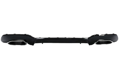 BMW 3 Series G20 Body Kit Extensions (2018-2022) — M340i Look, Silver Chrome Tips