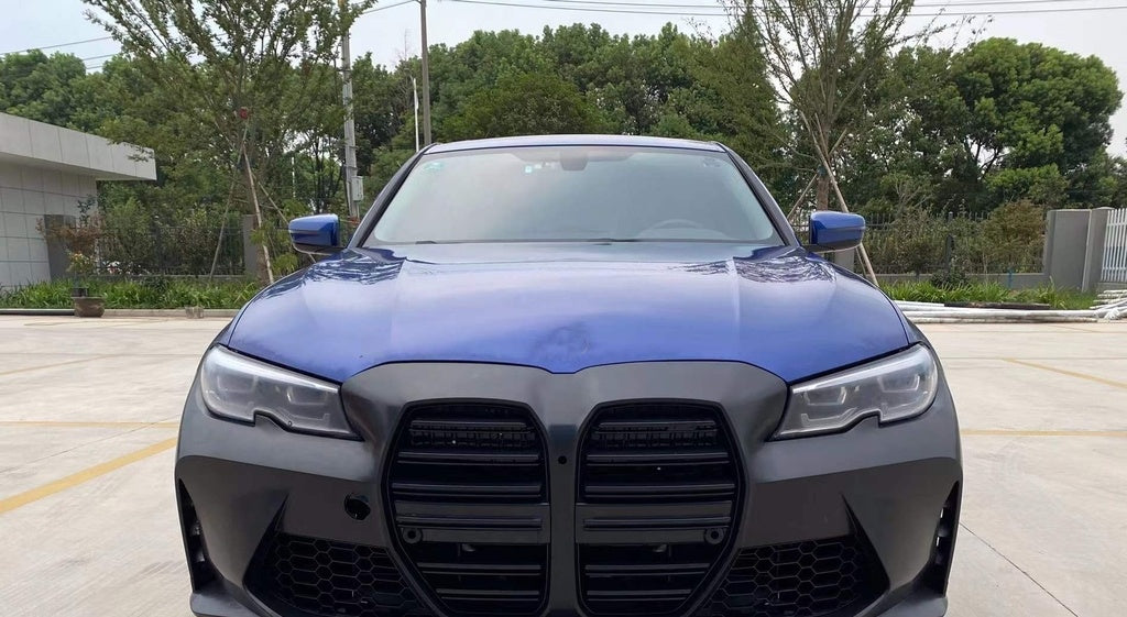 BMW G20 Front Bumper M3 G80 Design — mounted on car