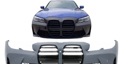 BMW G20 Front Bumper M3 G80 Design — mounted on car