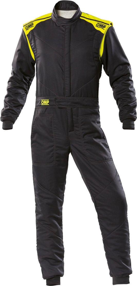 OMP Combinezon Motorsport First-S FIA 8856-2018 — Antracit/Galben