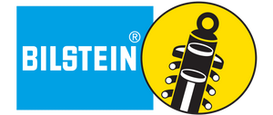 Bilstein logo with blue and yellow background