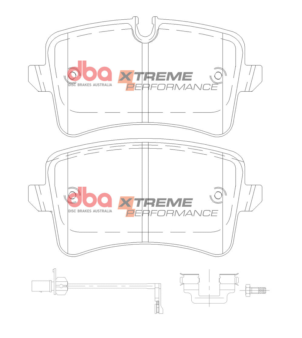 Plăcuțe Frână DBA Xtreme Performance - Audi A6 C7/4G (2014-2018) Spate