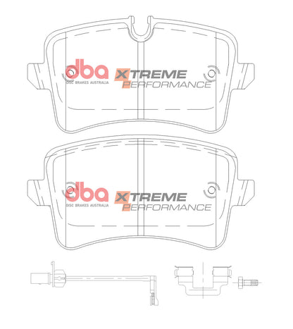 Plăcuțe Frână DBA Xtreme Performance - Audi A6 C7/4G (2014-2018) Spate