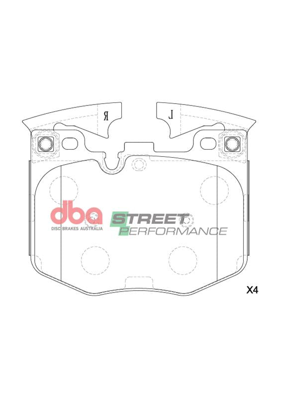 Plăcuțe Frână DBA Street Performance - Bmw 3 Series (G20) 318 (2019-2020) Față