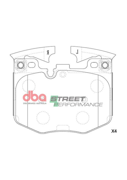 Plăcuțe Frână DBA Street Performance - Bmw 3 Series (G20) 318 (2019-2020) Față