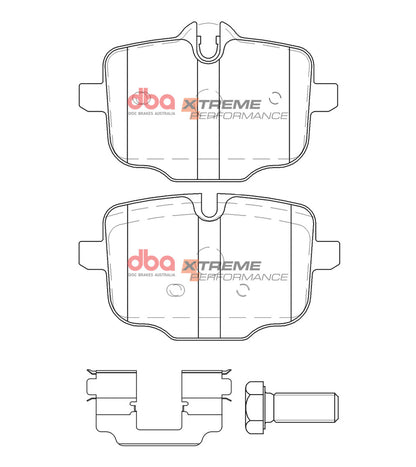 Plăcuțe Frână DBA Xtreme Performance - Bmw 3 Series (G20) 318 (2019-2020) Spate