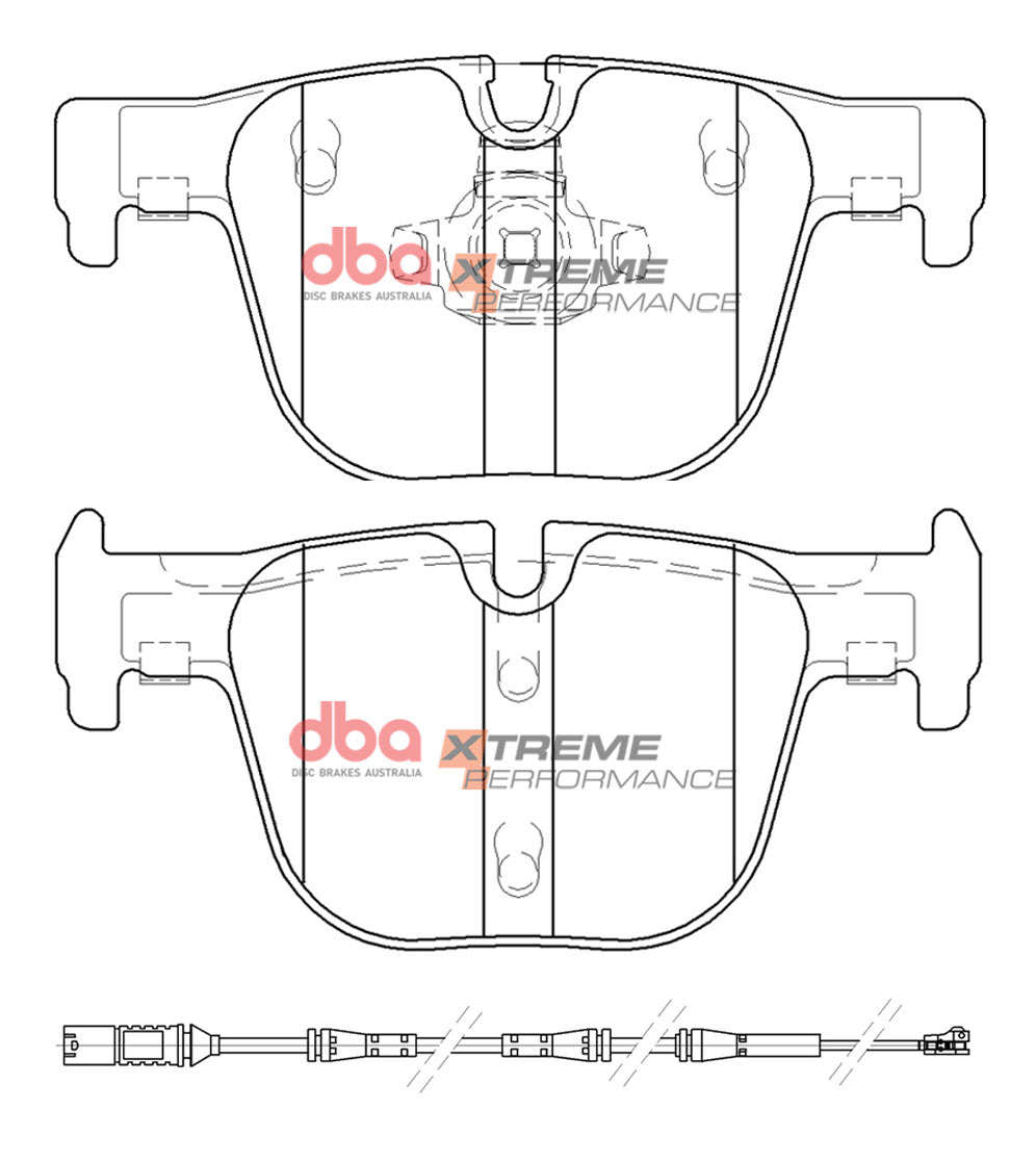 Plăcuțe Frână DBA Xtreme Performance - Bmw 3 Series (F30) 330 (2012-2019) Spate