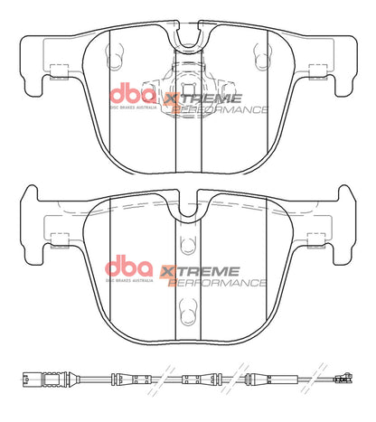 Plăcuțe Frână DBA Xtreme Performance - Bmw 3 Series (F30) 330 (2012-2019) Spate