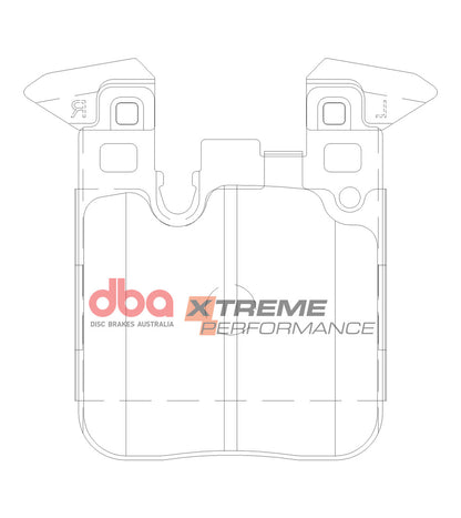Plăcuțe Frână DBA Xtreme Performance - Bmw 1 Series (F20) M135 (2012-2017) Spate