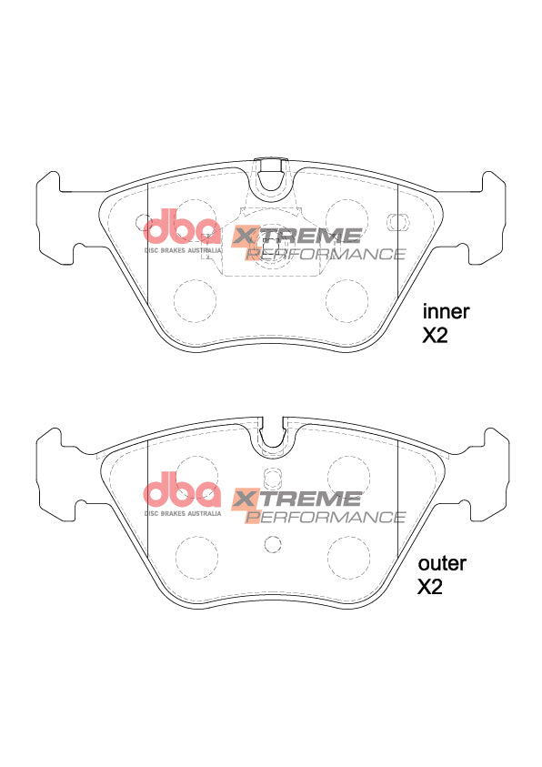 Plăcuțe Frână DBA Xtreme Performance - Bmw 3 Series (E46) 330 (1999-2005) Față