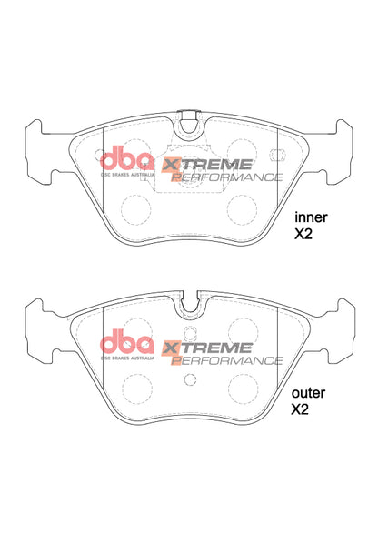 Plăcuțe Frână DBA Xtreme Performance - Bmw 3 Series (E46) 330 (1999-2005) Față