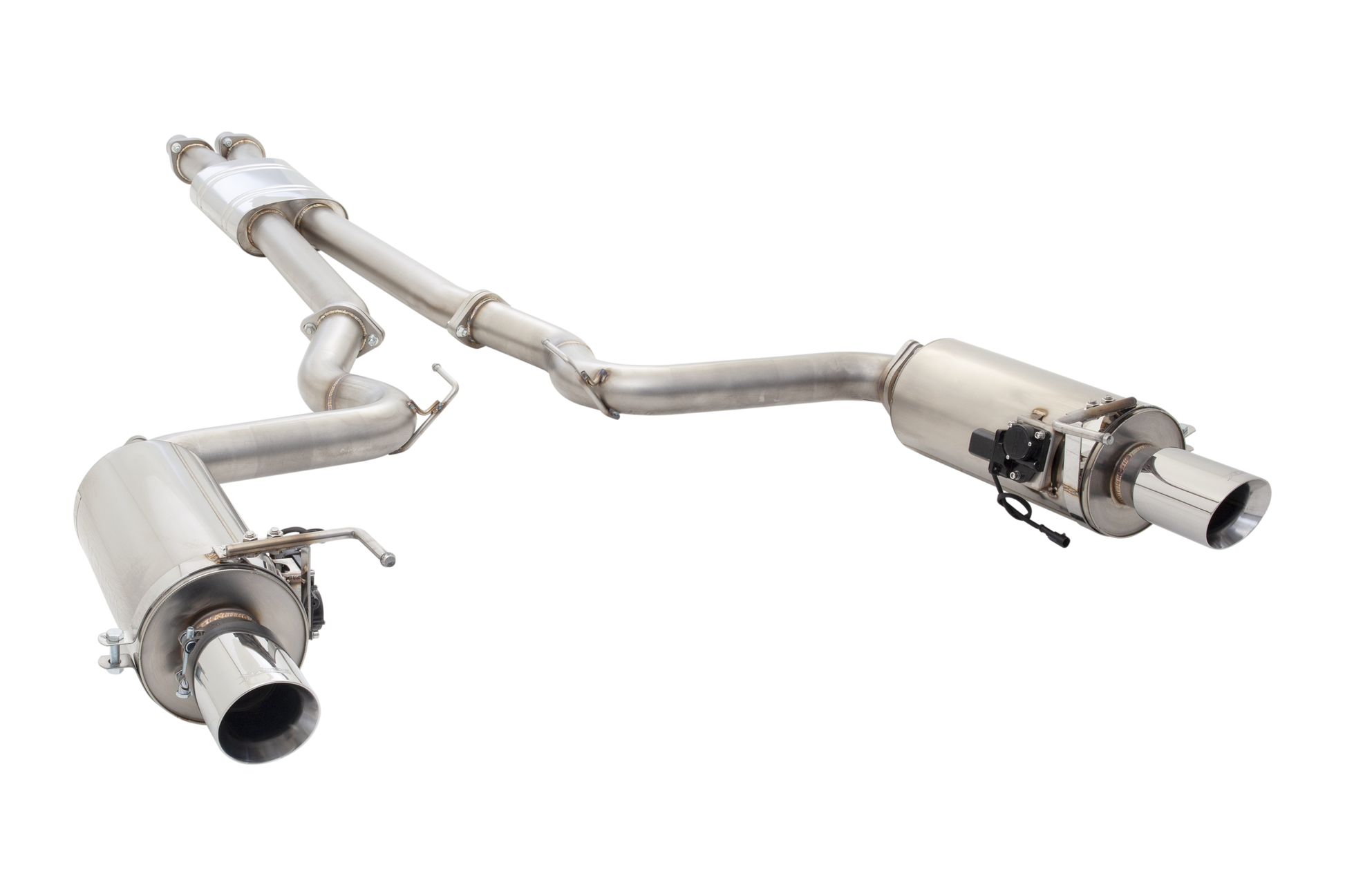 Sistem Evacuare Cat-Back Xforce 3" Inox 304 (Track) — Ford Mustang