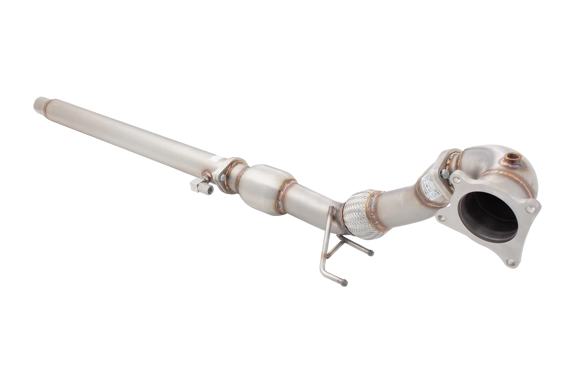 Downpipe Xforce 3.5" cu Catalizator HF Inox 304 — Audi A3 / Audi S3 / VW Golf