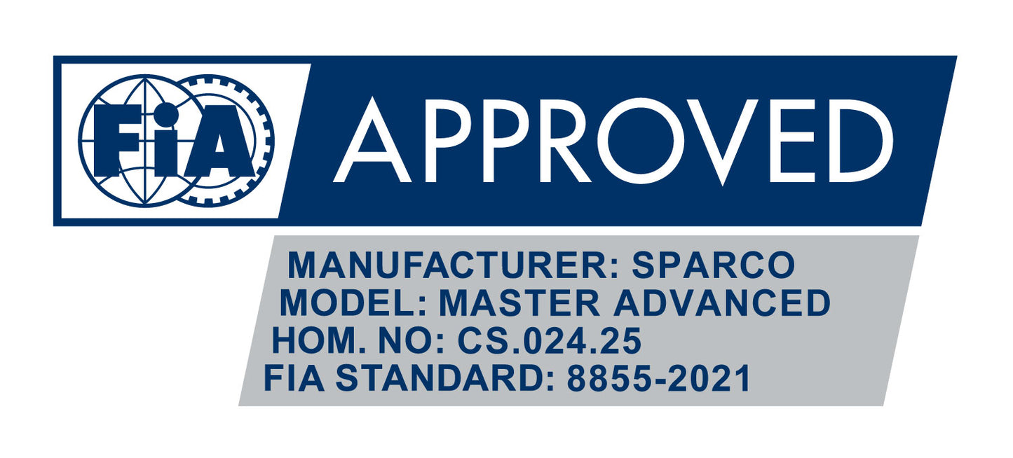 Sparco Master Advanced - omologare FIA 8855-2021