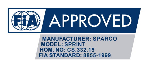 Sparco Sprint+ - certificat omologare FIA