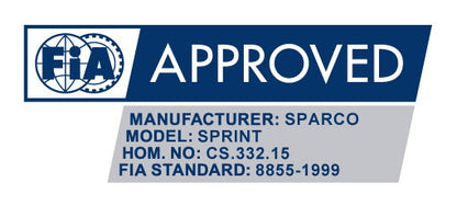 Sparco Sprint+ - certificat omologare FIA