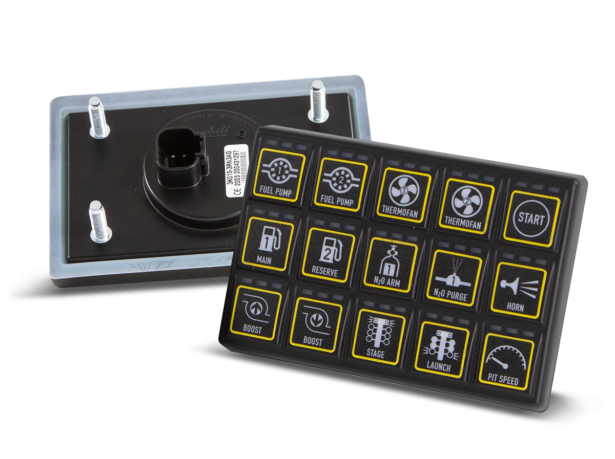 Haltech CAN Keypad 3x5 HT-011502 - vedere laterala