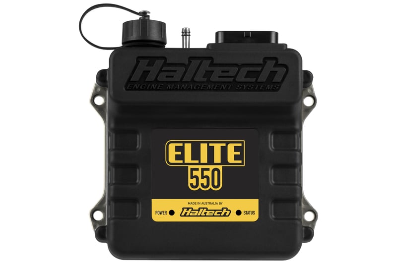 ECU Haltech Elite 550 - vedere laterală