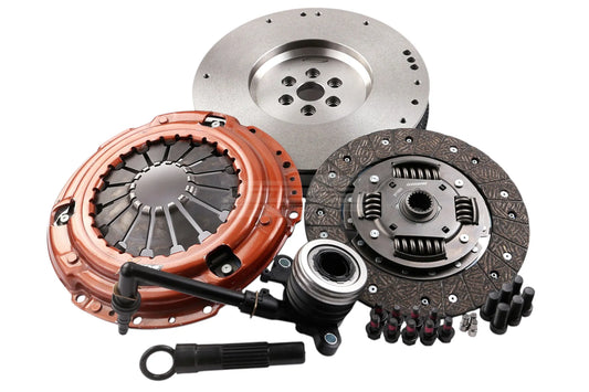Kit ambreiaj Xtreme Outback Xtreme Outback Heavy Duty Organic Incl Flywheel & CSC 250Nm Conversion kit Dual-mass to solid flywheel — KNI23645-1A