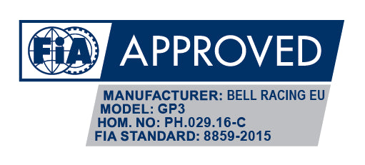 BELL GP3 Sport - homologare FIA 8859-2015